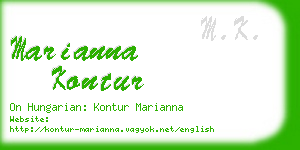 marianna kontur business card